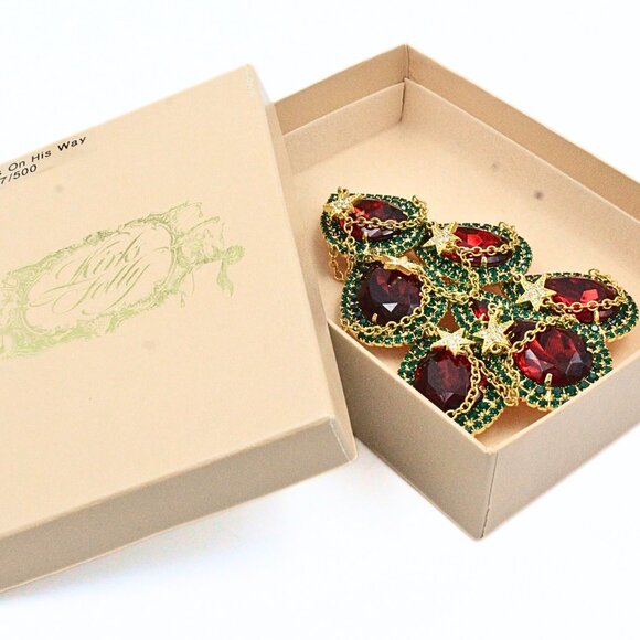 Kirks Folly Limited Edition 027/500 Santa's On His Way Christmas Tree Brooch - Picture 7 of 10